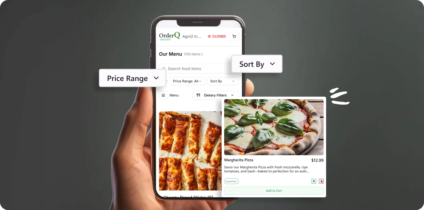 Easy to Use Ordering Interface